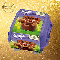 Шоколадні яйця Milka Loffel Ei Kakaocreme з начинкою какао-крем 136 г, Швейцарія