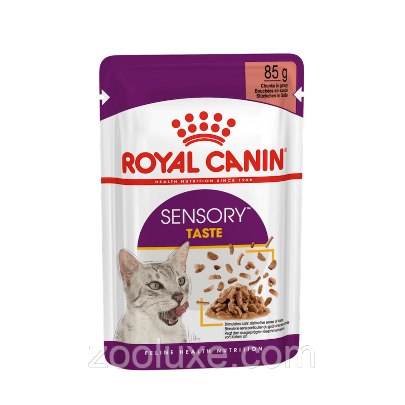 Royal Canin Sensory Taste Chunks in Gravy 85 г / Роял Канін Сенсорі тейст Сокс корм для котів, фото 1