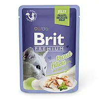 Brit Premium Cat Trout Fillets Jelly 85 г влажный корм для котов Брит Премиум Форель