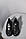 Підліткові кеди шкіряні весняно-осінні чорні Monster BAS на липучці (33), фото 4