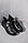 Підліткові кеди шкіряні весняно-осінні чорні Monster BAS на липучці (37), фото 3