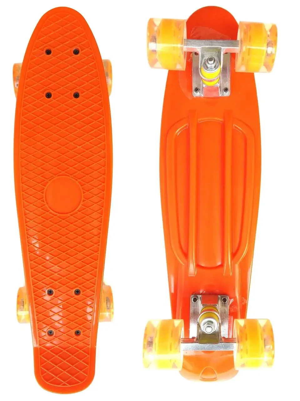 Скейт Пенніборд Penny зі світними колесами 55 х 15 см, фото 1