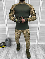 Весенний тактический костюм пиксель хаки убакс и штаны штурмовой армейская военная форма для ЗСУ