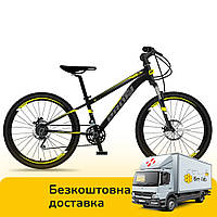 Спортивный велосипед 26 дюймов (рама 15", SHIMANO 21SP) Profi MTB2602-4 Черно-желтый