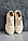 Жіночі кросівки шкіряні весняно-осінні молочні Yuves 509 (37), фото 2