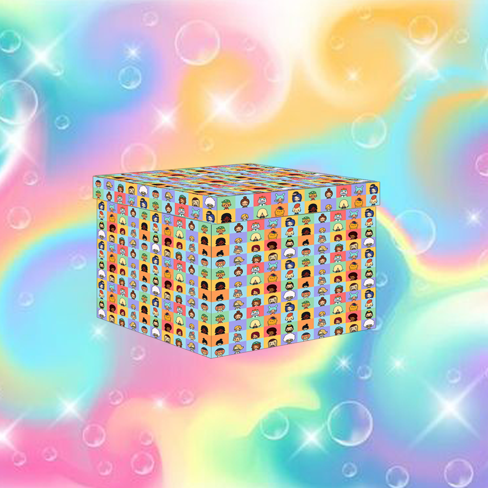 "Toca Boca" - Коробка у пакеті 14*14*10 см (5 шт)