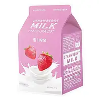 Одноразовая маска с клубникой A'pieu Strawberry Milk One-Pack 21 г