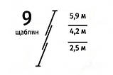 Драбина алюмінієва 3секц.*9сход. 5,9м <AXXIS>, фото 2