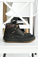 Підліткові черевики шкіряні зимові чорні Levons 816 (39)