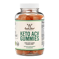 Double Wood - Keto ACV Gummies (Apple Cider Vinegar 375 mg), 60 жувальних цукерок