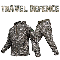 Комплект милитари "TRAVEL DEFENCE" 2 в 1 УКРПИКСЕЛЬ ММ14 (Таслан + Микрофлис)