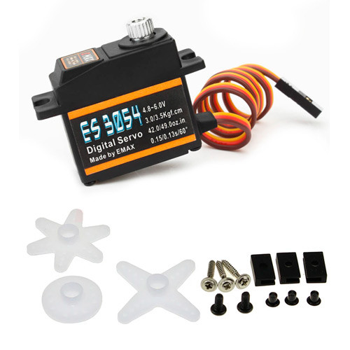 Сервопривід EMAX ES3054 FPV дрону 20г Metal Gear, цифровий