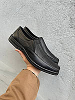 Мужские туфли кожаные весенне-осенние черные Walker 16 (42)