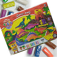 Набір креативної творчості - тісто для ліплення Danko Toys "Master Do" / ДИНОЗАВРИ / TMD-10-04