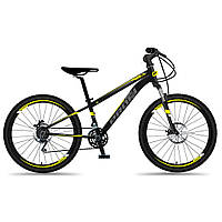Спортивный велосипед 26 дюймов (рама 15", SHIMANO 21SP) Profi MTB2602-4 Черно-желтый