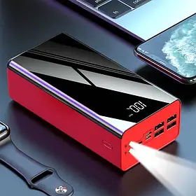 Power Bank 60000 mAh з екраном та ліхтариком 115 (Red)-LВR