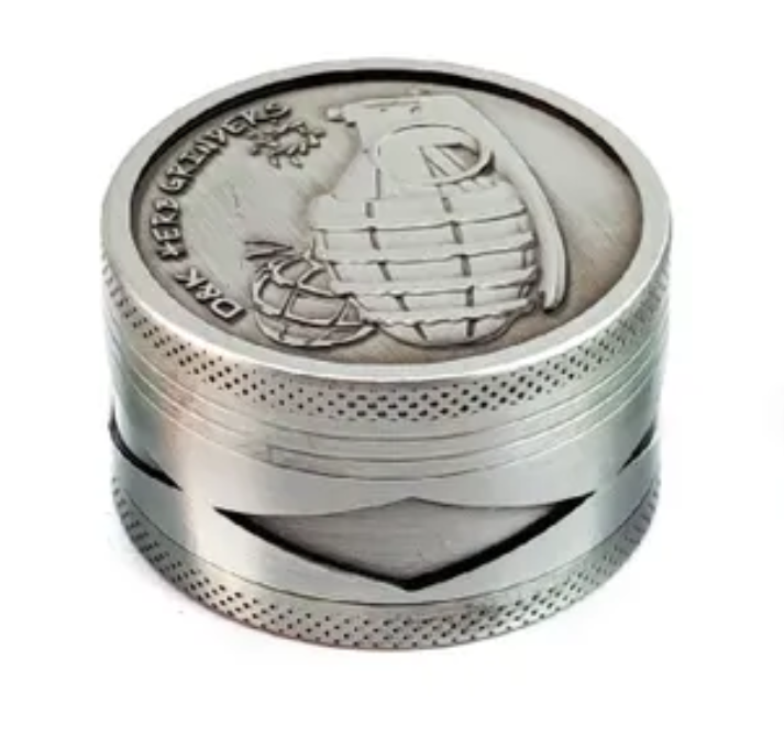 Гриндер для подрібнення D&K Гранати DK-5081-X3 (Silver 3)-LВR | Подрібнювач