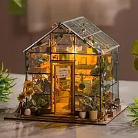 3D Румбокс "Панорамная Оранжерея" Кукольный Домик DIY DollHouse от CuteBee