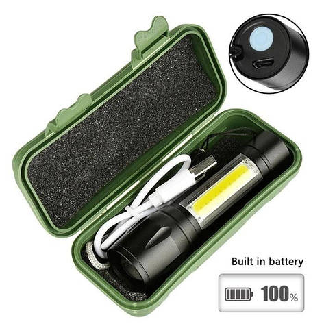 Ліхтар USB BL-513 акумуляторний Q5, фото 1