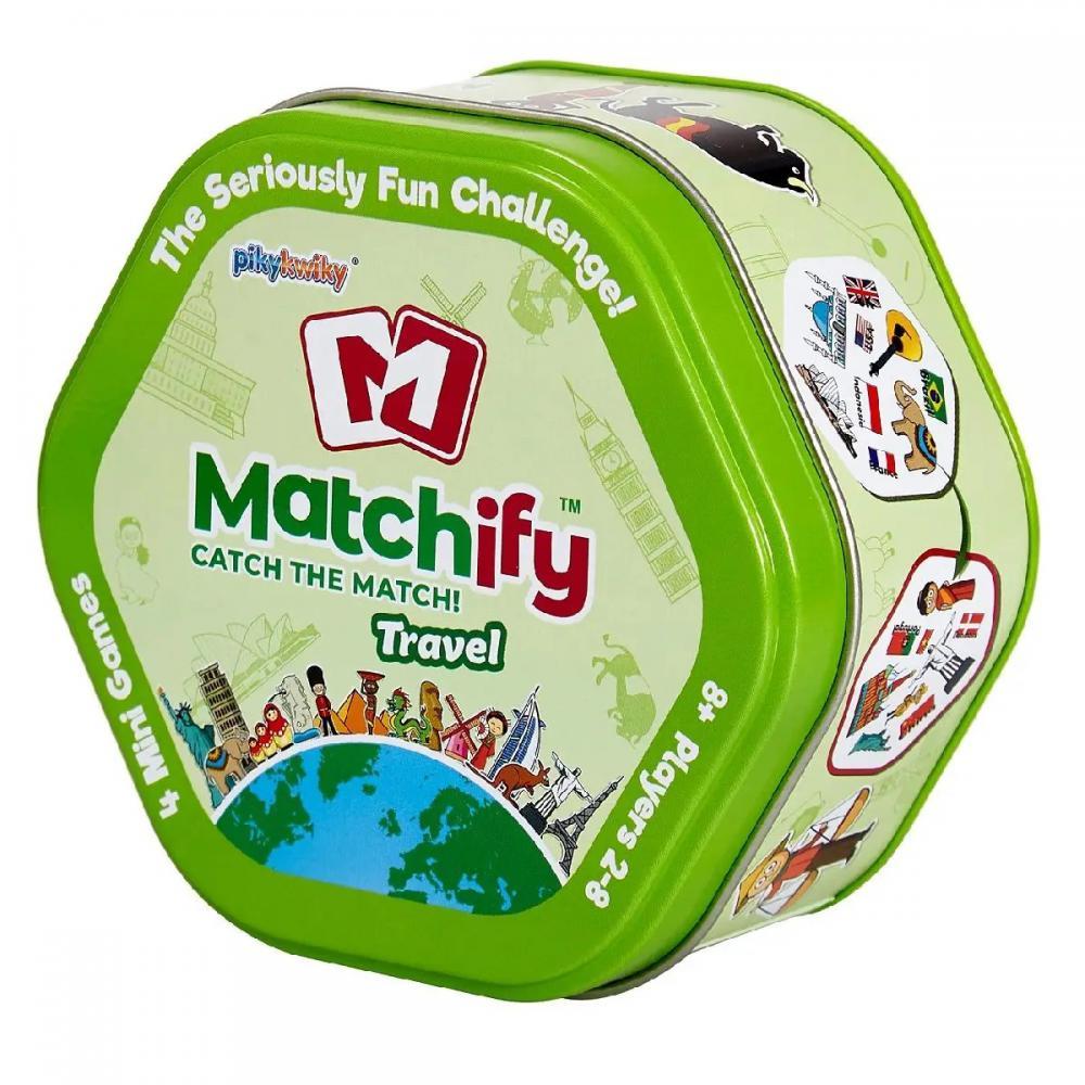Настільна гра "Matchify" Travel (72 картки, жерстяна коробка) MATCH9000B, фото 1