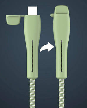 Захист кабелю від зламу насадка-протектор для шнура Apple Lighting, фото 2