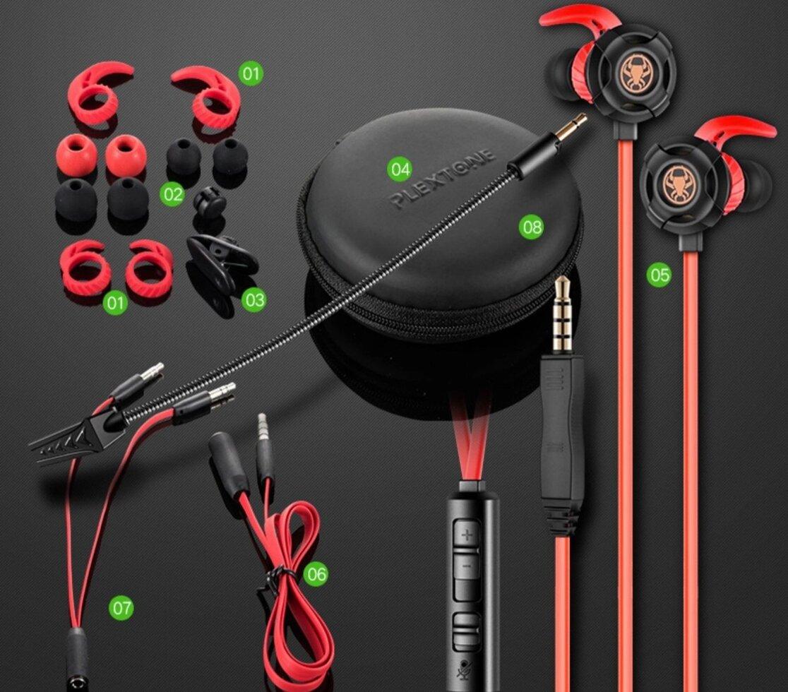 Дротові ігрові навушники з мікрофоном для телефона Plextone G30