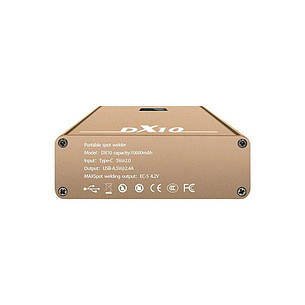 Портативний зварювальний апарат для точкового зварювання з Power Bank 10600 мА·год та екраном, фото 3