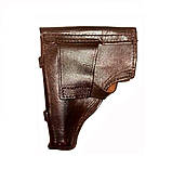 Кобура ПМ (комплект) штатна поясна закрита шкіряна Б/У (оригінал СРСР), фото 3