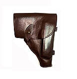 Кобура ПМ (комплект) штатна поясна закрита шкіряна Б/У (оригінал СРСР), фото 2