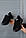 Підліткові кросівки шкіряні весняно-осінні чорні Monster ХАН чорна підошва (37), фото 2