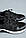 Підліткові кросівки шкіряні весняно-осінні чорні-білі Monster ХАН біла підошва (39), фото 8