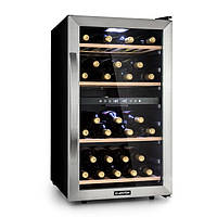 Винний холодильник  Klarstein Vinamour 45D, 2 зони, 118 л, 45 пляшок