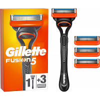 Бритва Gillette Fusion5 с 4 сменными картриджами (7702018556274/7702018610266) pr