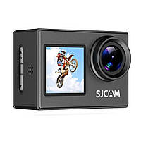 Экшн-камера SJCAM SJ4000 Dual Screen 4K@30FPS с водонепроницаемым кейсом, Wi-Fi и экраном