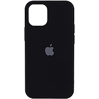 Чехол FULL Silicone Case для iPhone 14 Pro Black (силиконовый чехол черный силикон кейс на айфон 14 про)