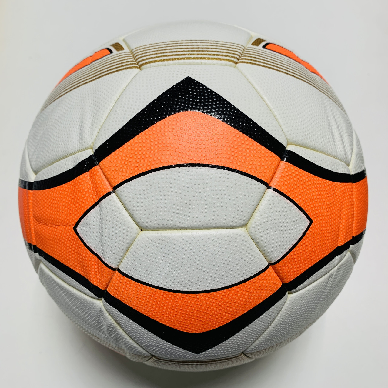 Футбольний м'яч Practic Біло-Помаранчевий Розмір 5 (Гібридний)