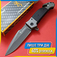 Нож складной мультитул Browning раскладной тактический нож мультитул для походной кухни DA167-black