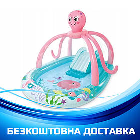 Надувний ігровий центр Восьминіг Intex 56138 NP (об'єм 229 л, розмір 234х183х150 см)