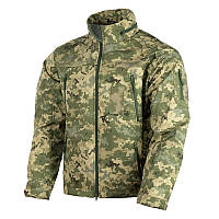 Куртка Vik-Tailor SoftShell с липучками для шевронов ММ-14 пиксель ЗСУ