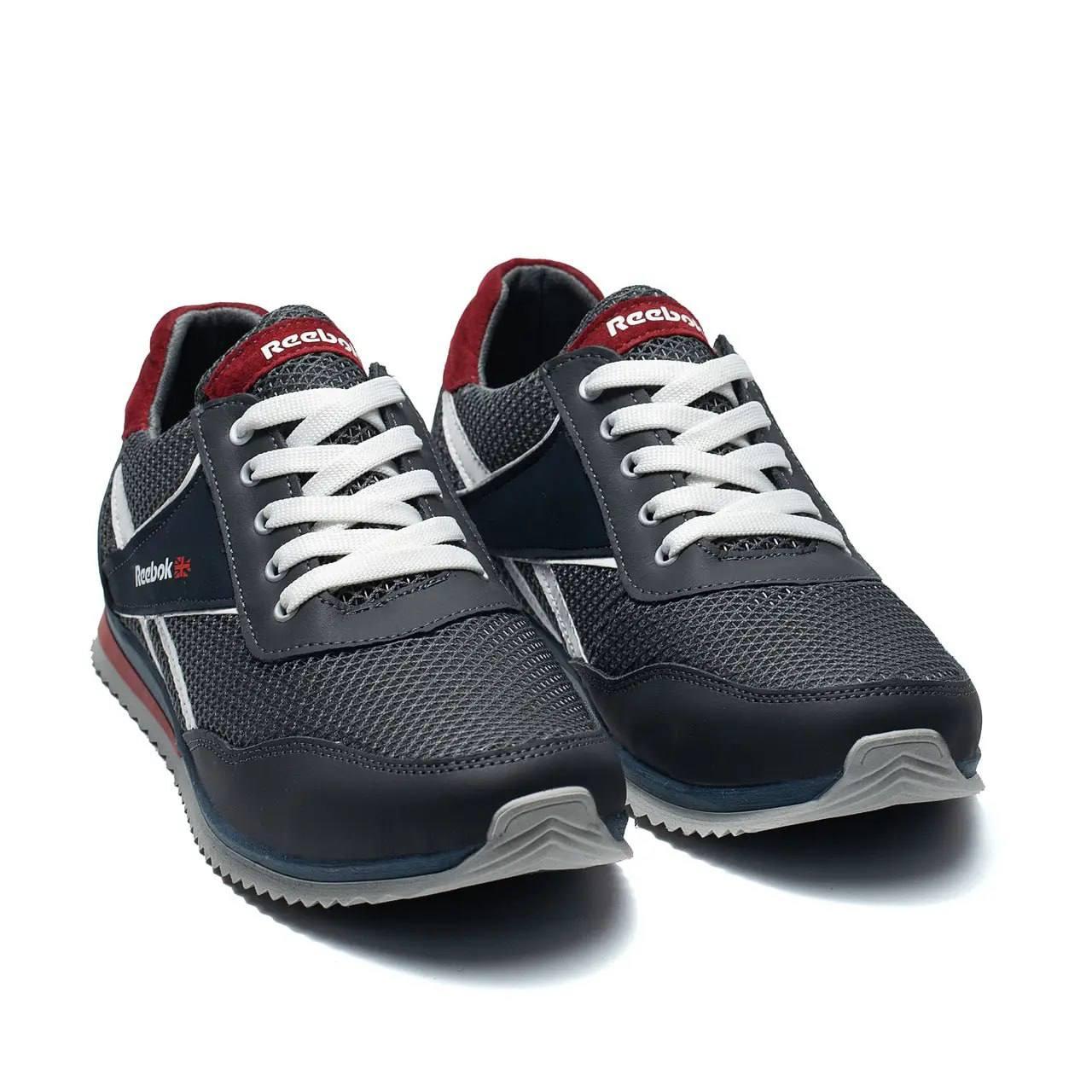 Чоловічі літні кросівки сірі Reebok 103 grey сітка