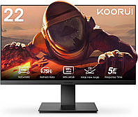 KOORUI 22-дюймовый компьютерный монитор fhd 1080p 75hz