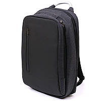 Добротный мужской рюкзак из текстиля Vintage 20490 Черный ht