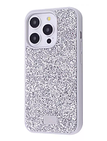 Чохол Bling World Rock Diamond для iPhone 15 Pro (White Titanium)