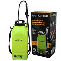 Опрыскиватель аккумуляторный GRUNTEK BS-9-1BLithium: 12V, 8 Аh,опрыскиватель плечевой 9 л, давление 0.3