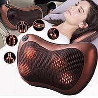 Масажна інфрачервона подушка Massage Pillow / Роликовий масажер для шиї та тіла з підігрівом