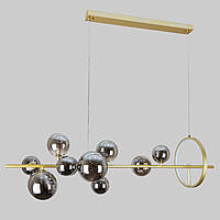 Люстра на 10 ламп Bubbles Lightled 918-LP267-10 GD+BK IP, код: 8123870