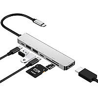 Type-C USB-хаб USB 3.0 HDMI 4k 3,1 в HDMI 7-в-1