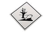 Табличка (наклейка) небезпечний вантаж для довкілля (риба та дерево) 250х250 (TEMPEST), фото 2