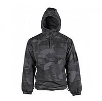 Анорак на флисе Mil-Tec anorak black Dark camo 10335080