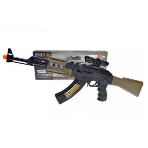 Автомат іграшковий зі світловими та звуковими ефектами World Of Gun Чорний, фото 1